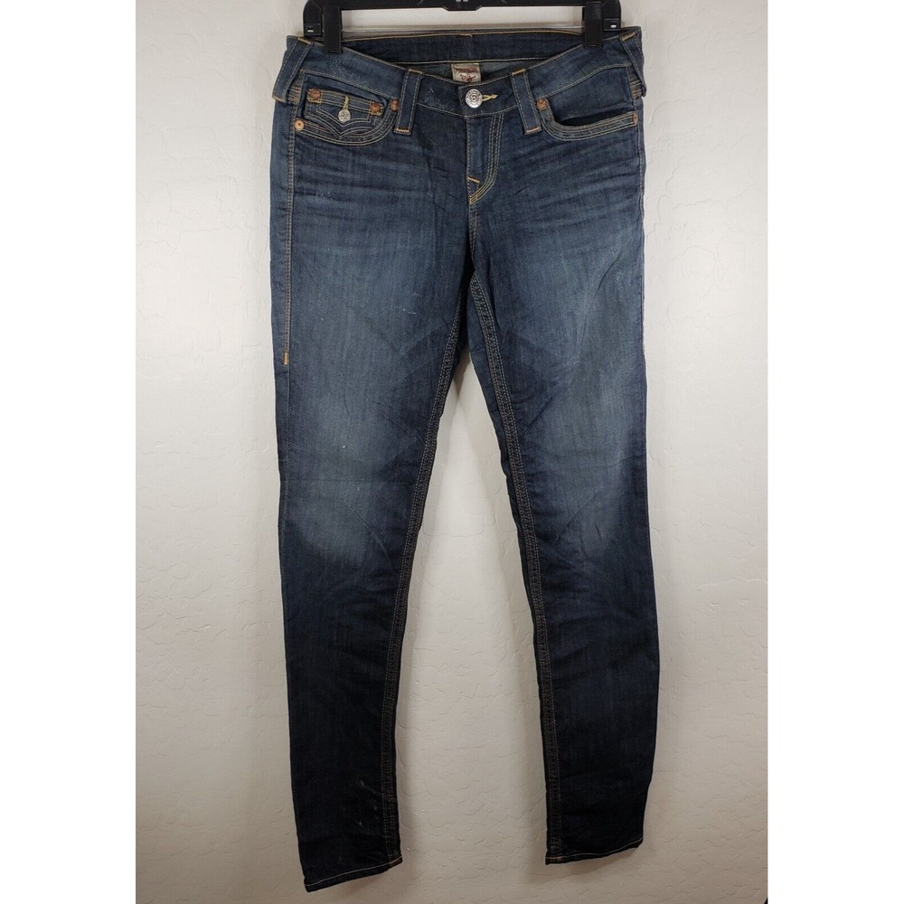 True Religion 30x33 Jeans Women's‎ 29 Blue Denim Skinny Stretch Designer Pants
